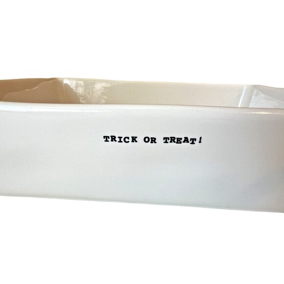 RAE DUNN Halloween DANCING SKELETONS Mixing Bowl & 2 Baking Tray Bakeware Set - Picture 11 of 14